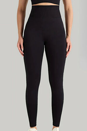 Dikişsiz Düz Tayt Kadın 4451