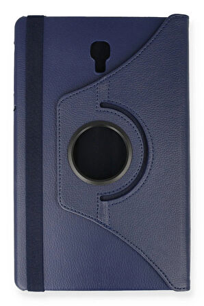 Samsung Galaxy T590 Tab A 10.5 Kılıf 360 Tablet Deri Kılıf - Lacivert