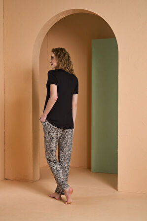 Pjs 27036 Kadın Kısa Kol Pijama Takımı