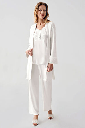 Freshness 321 Kadın Sabahlıklı Pijama Takımı