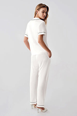 Freshness 324 Kadın 4'lü Sabahlıklı Şorlu Pijama Takımı