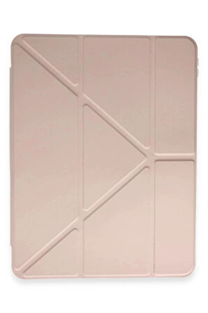 Xiaomi Redmi Pad SE Kılıf Kalemlikli Mars Tablet Kılıfı - Rose Gold