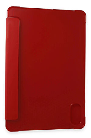 Huawei Honor Pad X9 11.5 Kılıf Kalemlikli Mars Tablet Kılıfı - Kırmızı