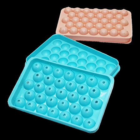 33lü Mini Top Buzluk Renkli Plastik