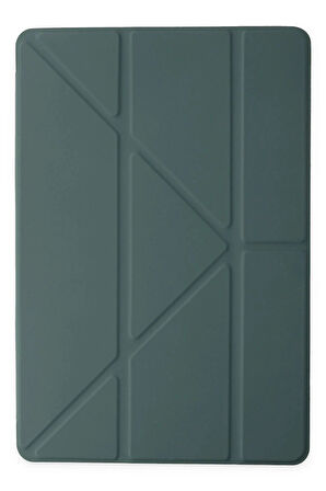 Xiaomi Redmi Pad SE Kılıf Kalemlikli Mars Tablet Kılıfı - Koyu Yeşil