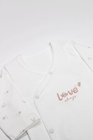 Bistyle Grow İn Lowe Kravuze Body 17106 Pembe Ekru