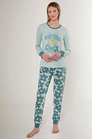 Roly Poly 3247-s Kadın Uzun Kol Pijama Takımı