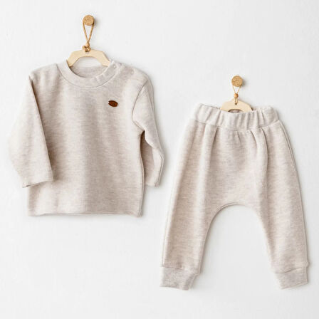 Casual 2'li Takım Beige