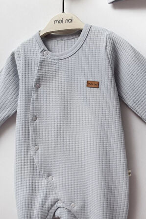 Moi Noi Galaxy Şapkalı Tulum Mnb1244 Gri