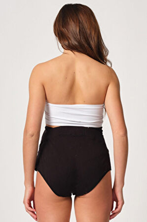 Siyah Mı Emay 2825 Cotton Hamile Karın Destekleyici Slip Korse