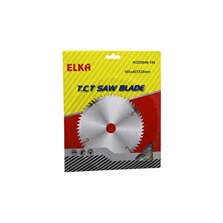 Elka 0048-185 185 X 40t X 30mm  Ağaç Sunta Kesici Disk