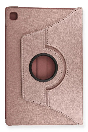 Samsung Galaxy Tab A7 10.4 Kılıf 360 Tablet Deri Kılıf - Rose Gold