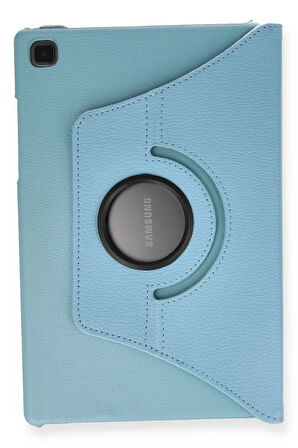 Samsung Galaxy Tab A7 10.4 Kılıf 360 Tablet Deri Kılıf - Turkuaz