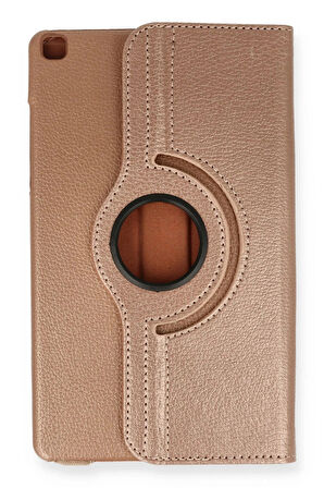 Samsung Galaxy T290 Tab A 8 Kılıf 360 Tablet Deri Kılıf - Rose Gold