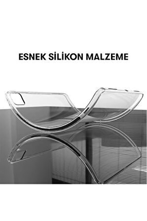 Samsung Galaxy T737 Tab S7 FE 12.4 Kılıf Anti Şeffaf Tablet Silikon - Şeffaf