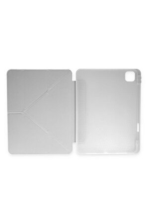 Xiaomi Redmi Pad SE Kılıf Kalemlikli Mars Tablet Kılıfı - Gri