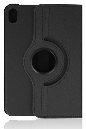 iPad Mini 6 Kılıf 360 Tablet Deri Kılıf - Siyah