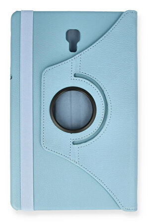 Samsung Galaxy T590 Tab A 10.5 Kılıf 360 Tablet Deri Kılıf - Turkuaz