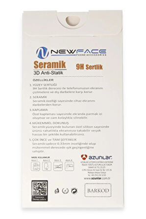 iPhone 16 Pro 3D Antistatik Mat Seramik Nano Ekran Koruyucu