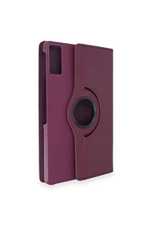 Xiaomi Redmi Pad SE 4G Kılıf 360 Tablet Deri Kılıf - Mürdüm