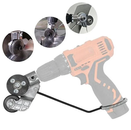 Şarjlı Matkaplar İçin Metal Plaka Ve Sac Kesme Aparatı
