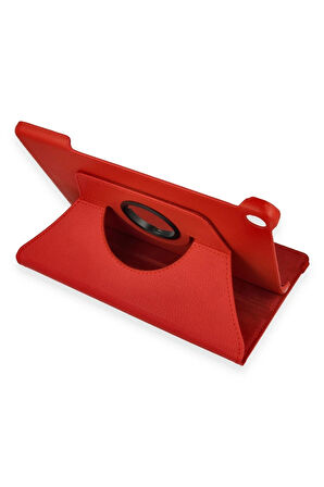 Huawei MatePad SE Kılıf 360 Tablet Deri Kılıf - Kırmızı