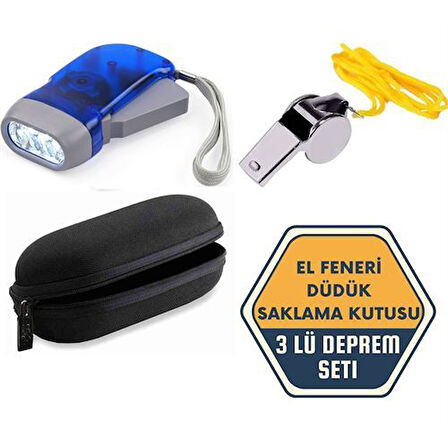  Pilsiz El Feneri Düdük Deprem Seti