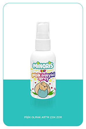 Minoris Baby Organik Pişik Önleyici Sprey 100 ml