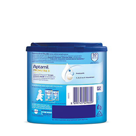 Aptamil Devam Sütü Maması No3 9-12 Ay 350 Gr