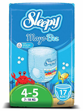 Sleepy Mayo Külot Bez 4-5 Beden 7-18 Kg 17 Adet