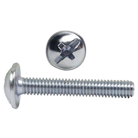 Yıldız Başlı RYSB Kulp Vida Civata M4x45 - 500 Adet