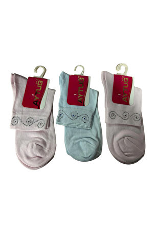 Aytuğ Taşlı Kadın Soket Çorabı 30320