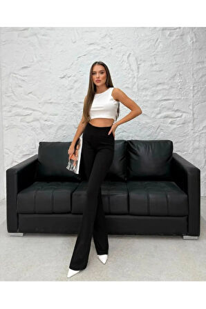 Brshka Ribana Kumaş İspanyol Paça Kadın Tayt