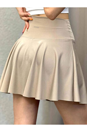 Oys Belize Yüksek Bel Toparlayıcı İç Göstermez Kadın Şort Etek