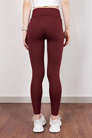 Al@ Dar Paça Yüksek Bel Toparlayıcı Kalıp İç Göstermez Bir Beden Küçük Gösteren Kadın Tayt