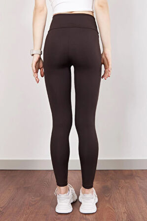 Al@ Dar Paça Yüksek Bel Toparlayıcı Kalıp İç Göstermez Bir Beden Küçük Gösteren Kadın Tayt