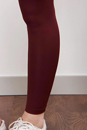 Dar Paça Yüksek Bel Toparlayıcı Kalıp İç Göstermez Bir Beden Küçük Gösteren al@ Kadın Tayt