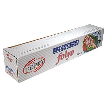 Poppy Alüminyum Folyo 45cmx2000gr