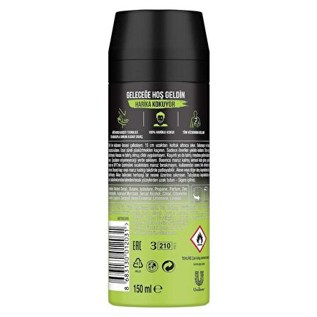 Axe Men Deodorant Epic Fresh 150 ML - 4'lü Avantaj Paketi