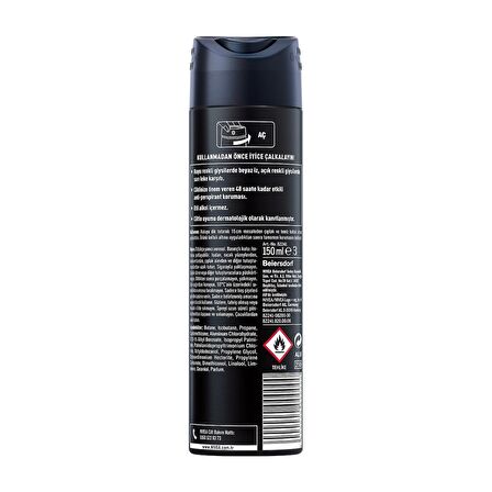 Nivea Men Deodorant Invisible Black White Original 150 ML - 4'lü Avantaj Paketi