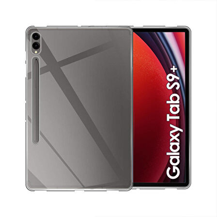 Samsung Galaxy Tab S10 Plus Kılıf Şeffaf Silikon TabŞeffaf