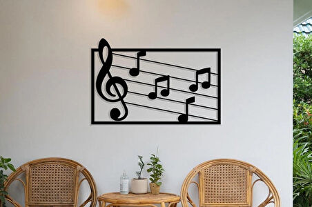 Müzik Nota Dekoratif duvar tablo 