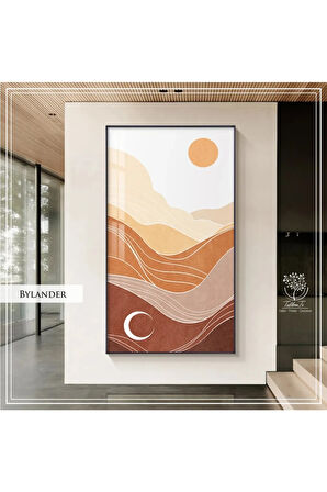 Metal Çerçeveli Gerçek Camlı Tablo BylanderA TekliSet