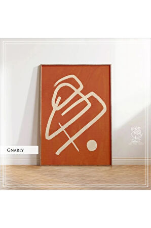 Metal Çerçeveli Gerçek Camlı Tablo Gnarly Tekli Set