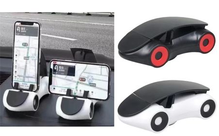 Gösterge Paneli Uyumlu Akıllı Telefon Standı Araba Tasarımlı Araç İçi 360 Derece Telefon Tutucu