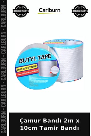 Özel Üretim Sızdırmaz Tamir Esnek Yalıtım Pratik Çamur Bandı 2m x 10cm