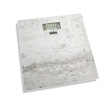Özel Üretim Hassas Banyo Sinbo Dijital Tartı Beyaz Renk 180 kg Maks Kapasite LCD Ekran