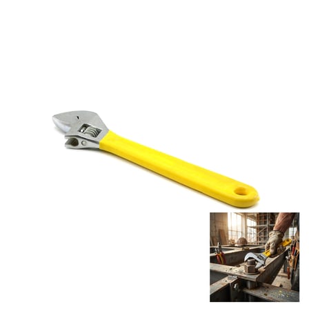 Özel Üretim Profesyonel Karbon Çelik Kurbağacık Anahtar 10 İnç 250 mm Ayarlanabilir Açıklık