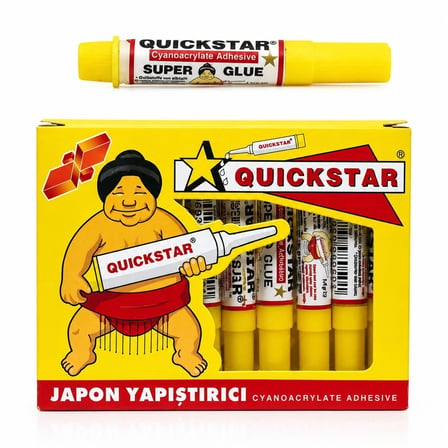 Özel Üretim Tamirat 1.4 Gram Japon Yapıştırıcı - 1 Adet - İnce Uçlu Başlık - Hızlı Kuruma Özellikli