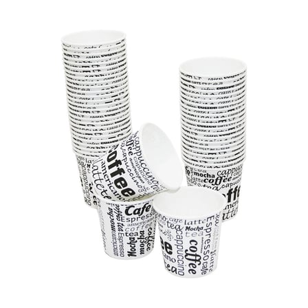 Özel Üretim Kaliteli Sızdırmaz Sıcak Soğuk İçecek Espresso 4 oz Karton Bardak 50'li Paket 120 ml